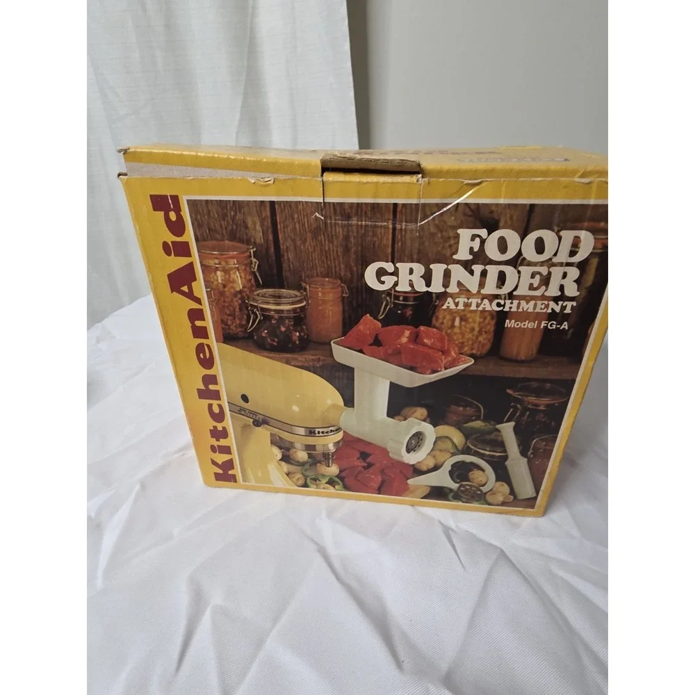 Hobart Kitchenaid All Metal Food Grinder Vintage With Box, Parts Only